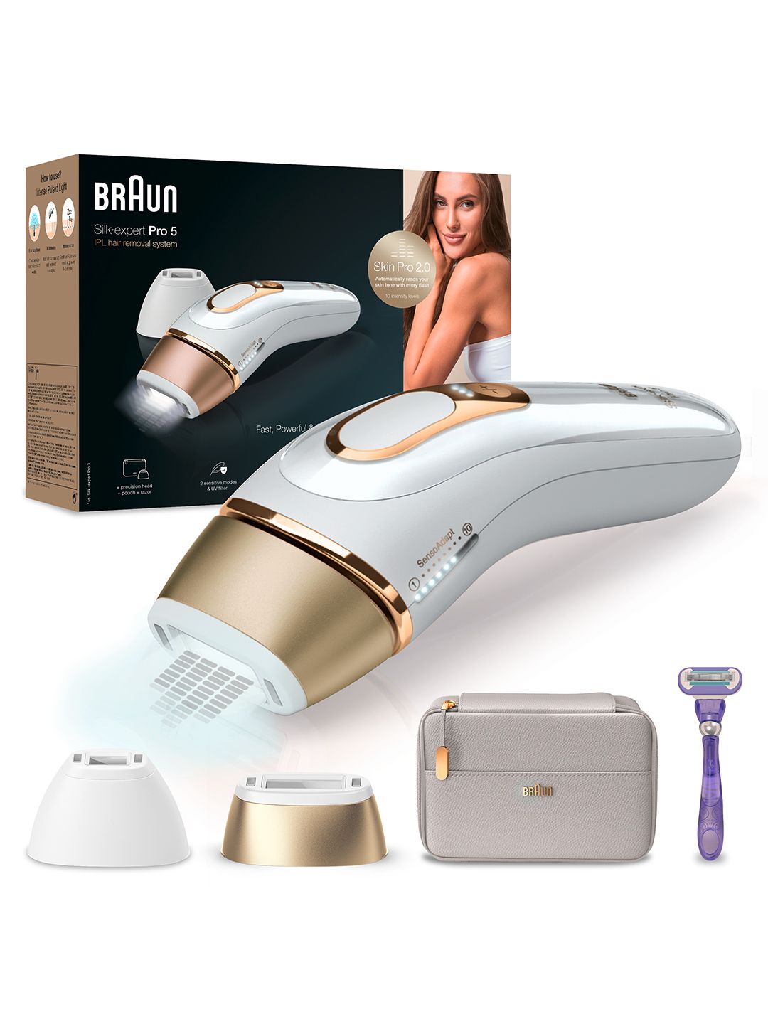 Braun IPL Long-lasting Hair Removal System for Women Silk Expert